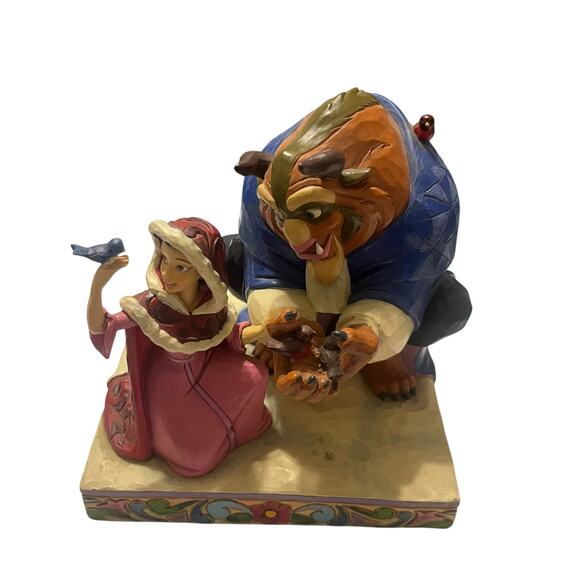 Jim Shore Disney Showcase Beauty and the Beast Something There Figure - Picture 2 of 6